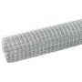 Malla de alambre de acero galvanizado plateada 25x0,5 m de vidaXL, Paneles de vallas - Ref: Foro24-143619, Precio: 37,99 €, D...