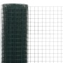 Green PVC coated steel chicken coop wire 10x0.5 m by vidaXL, fence panels - Ref: Foro24-143624, Price: 18,95 €, Discount: %