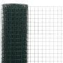 Green PVC coated steel chicken coop wire 25x0.5 m by vidaXL, fence panels - Ref: Foro24-143631, Price: 35,36 €, Discount: %