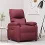 Sillón elevable tela rojo tinto de vidaXL, Sillones - Ref: Foro24-3098157, Precio: 391,46 €, Descuento: %