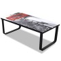 Center table with a surface of printed glass in the shape of a telephone booth. by vidaXL, Coffee table - Ref: Foro24-241176,...