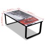 Center table with a surface of printed glass in the shape of a telephone booth. by vidaXL, Coffee table - Ref: Foro24-241176,...