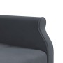 L-förmiges Schlafsofa aus dunkelgrauem Samt, 271 x 140 x 70 cm von vidaXL, Sofas - Ref: Foro24-3157222, Preis: 428,88 €, Raba...