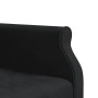 Sofá cama en forma de L terciopelo negro 271x140x70 cm de vidaXL, Sofás - Ref: Foro24-3157224, Precio: 442,90 €, Descuento: %