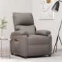 Sillón elevable tela gris taupe de vidaXL, Sillones - Ref: Foro24-3098161, Precio: 390,20 €, Descuento: %