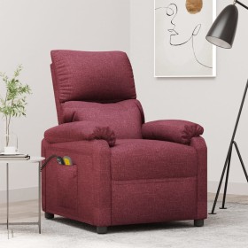 Sillón de masaje eléctrico tela rojo tinto de vidaXL, Sillones de masaje eléctricos - Ref: Foro24-3098434, Precio: 239,99 €, ...