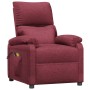 Sillón de masaje eléctrico tela rojo tinto de vidaXL, Sillones de masaje eléctricos - Ref: Foro24-3098434, Precio: 239,19 €, ...