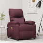 Sillón de masaje eléctrico tela morado de vidaXL, Sillones de masaje eléctricos - Ref: Foro24-3098437, Precio: 212,38 €, Desc...