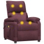 Sillón de masaje eléctrico tela morado de vidaXL, Sillones de masaje eléctricos - Ref: Foro24-3098437, Precio: 212,38 €, Desc...