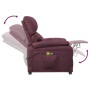 Sillón de masaje eléctrico tela morado de vidaXL, Sillones de masaje eléctricos - Ref: Foro24-3098437, Precio: 212,38 €, Desc...