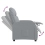 Sillón reclinable de tela gris claro de vidaXL, Sillones - Ref: Foro24-289816, Precio: 171,99 €, Descuento: %