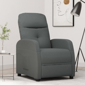 Dark Gray Fabric Recliner by vidaXL, Armchairs - Ref: Foro24-289817, Price: 171,08 €, Discount: %