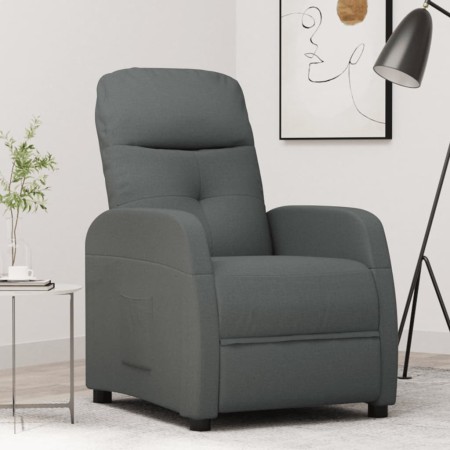 Sillón reclinable de tela gris oscuro de vidaXL, Sillones - Ref: Foro24-289817, Precio: 171,08 €, Descuento: %