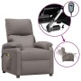 Electric massage chair taupe gray fabric by vidaXL, Electric massage chairs - Ref: Foro24-3098438, Price: 241,53 €, Discount: %