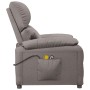 Electric massage chair taupe gray fabric by vidaXL, Electric massage chairs - Ref: Foro24-3098438, Price: 241,53 €, Discount: %