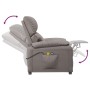 Electric massage chair taupe gray fabric by vidaXL, Electric massage chairs - Ref: Foro24-3098438, Price: 241,53 €, Discount: %