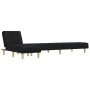 L-shaped sofa bed black fabric 255x140x70 cm by vidaXL, Sofas - Ref: Foro24-3157237, Price: 351,01 €, Discount: %