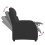 Sillón reclinable de tela negro de vidaXL, Sillones - Ref: Foro24-289818, Precio: 169,99 €, Descuento: %