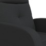 Sillón reclinable de tela negro de vidaXL, Sillones - Ref: Foro24-289818, Precio: 169,99 €, Descuento: %