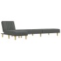 L-shaped sofa bed dark gray fabric 255x140x70 cm by vidaXL, Sofas - Ref: Foro24-3157236, Price: 363,74 €, Discount: %