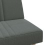 L-förmiges Schlafsofa aus dunkelgrauem Stoff, 255 x 140 x 70 cm von vidaXL, Sofas - Ref: Foro24-3157236, Preis: 363,74 €, Rab...