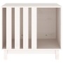 Dog house solid white pine wood 70x50x62 cm by vidaXL, Dog kennels - Ref: Foro24-822482, Price: 100,01 €, Discount: %