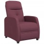 Sillón reclinable de tela morado de vidaXL, Sillones - Ref: Foro24-289823, Precio: 176,71 €, Descuento: %