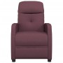 Sillón reclinable de tela morado de vidaXL, Sillones - Ref: Foro24-289823, Precio: 176,71 €, Descuento: %