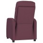 Sillón reclinable de tela morado de vidaXL, Sillones - Ref: Foro24-289823, Precio: 176,71 €, Descuento: %