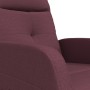 Sillón reclinable de tela morado de vidaXL, Sillones - Ref: Foro24-289823, Precio: 176,71 €, Descuento: %