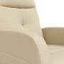 Cream Fabric Recliner by vidaXL, Armchairs - Ref: Foro24-289825, Price: 172,63 €, Discount: %