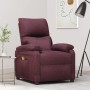 Purple fabric massage chair by vidaXL, Electric massage chairs - Ref: Foro24-342465, Price: 172,26 €, Discount: %