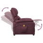 Massagesessel aus violettem Stoff von vidaXL, Elektrische Massagesessel - Ref: Foro24-342465, Preis: 172,26 €, Rabatt: %