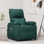 Sillón de masaje de tela verde oscuro de vidaXL, Sillones de masaje eléctricos - Ref: Foro24-342464, Precio: 273,15 €, Descue...