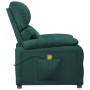 Sillón de masaje de tela verde oscuro de vidaXL, Sillones de masaje eléctricos - Ref: Foro24-342464, Precio: 273,15 €, Descue...