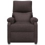 Sillón de masaje eléctrico tela marrón oscuro de vidaXL, Sillones de masaje eléctricos - Ref: Foro24-342463, Precio: 212,22 €...