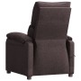 Sillón de masaje eléctrico tela marrón oscuro de vidaXL, Sillones de masaje eléctricos - Ref: Foro24-342463, Precio: 212,22 €...