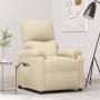 Sillón de masaje eléctrico tela color crema de vidaXL, Sillones de masaje eléctricos - Ref: Foro24-3073826, Precio: 272,71 €,...