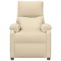 Sillón de masaje eléctrico tela color crema de vidaXL, Sillones de masaje eléctricos - Ref: Foro24-3073826, Precio: 272,71 €,...