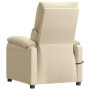 Sillón de masaje eléctrico tela color crema de vidaXL, Sillones de masaje eléctricos - Ref: Foro24-3073826, Precio: 272,71 €,...