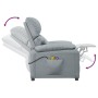 Elektrischer Massagesessel aus hellgrauem Stoff von vidaXL, Elektrische Massagesessel - Ref: Foro24-3073827, Preis: 226,32 €,...