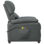 Sillón de masaje eléctrico tela gris oscuro de vidaXL, Sillones de masaje eléctricos - Ref: Foro24-3073828, Precio: 273,99 €,...