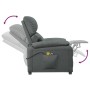 Sillón de masaje eléctrico tela gris oscuro de vidaXL, Sillones de masaje eléctricos - Ref: Foro24-3073828, Precio: 273,99 €,...