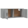 TV furniture set 3 pieces gray Sonoma plywood by vidaXL, TV Furniture - Ref: Foro24-3188420, Price: 106,99 €, Discount: %