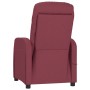 Sillón de masaje de tela rojo tinto de vidaXL, Sillones de masaje eléctricos - Ref: Foro24-289829, Precio: 154,99 €, Descuent...