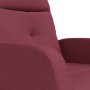 Sillón de masaje de tela rojo tinto de vidaXL, Sillones de masaje eléctricos - Ref: Foro24-289829, Precio: 154,88 €, Descuent...