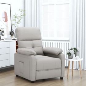 Sillón reclinable de tela gris taupe de vidaXL, Sillones - Ref: Foro24-289670, Precio: 213,52 €, Descuento: %