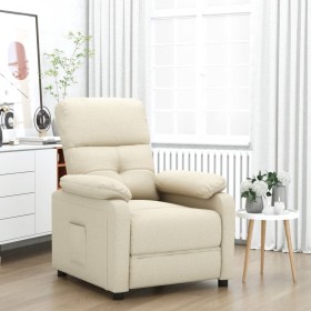 Sillón reclinable de tela crema de vidaXL, Sillones - Ref: Foro24-289671, Precio: 287,99 €, Descuento: %