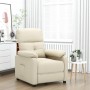 Cream Fabric Recliner by vidaXL, Armchairs - Ref: Foro24-289671, Price: 288,00 €, Discount: %