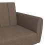 2-seater sofa bed in taupe gray fabric by vidaXL, Sofas - Ref: Foro24-337533, Price: 186,99 €, Discount: %